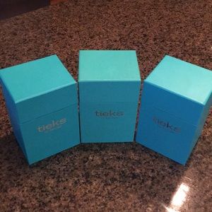 3 Tieks boxes with 3 totes and shoe bags
